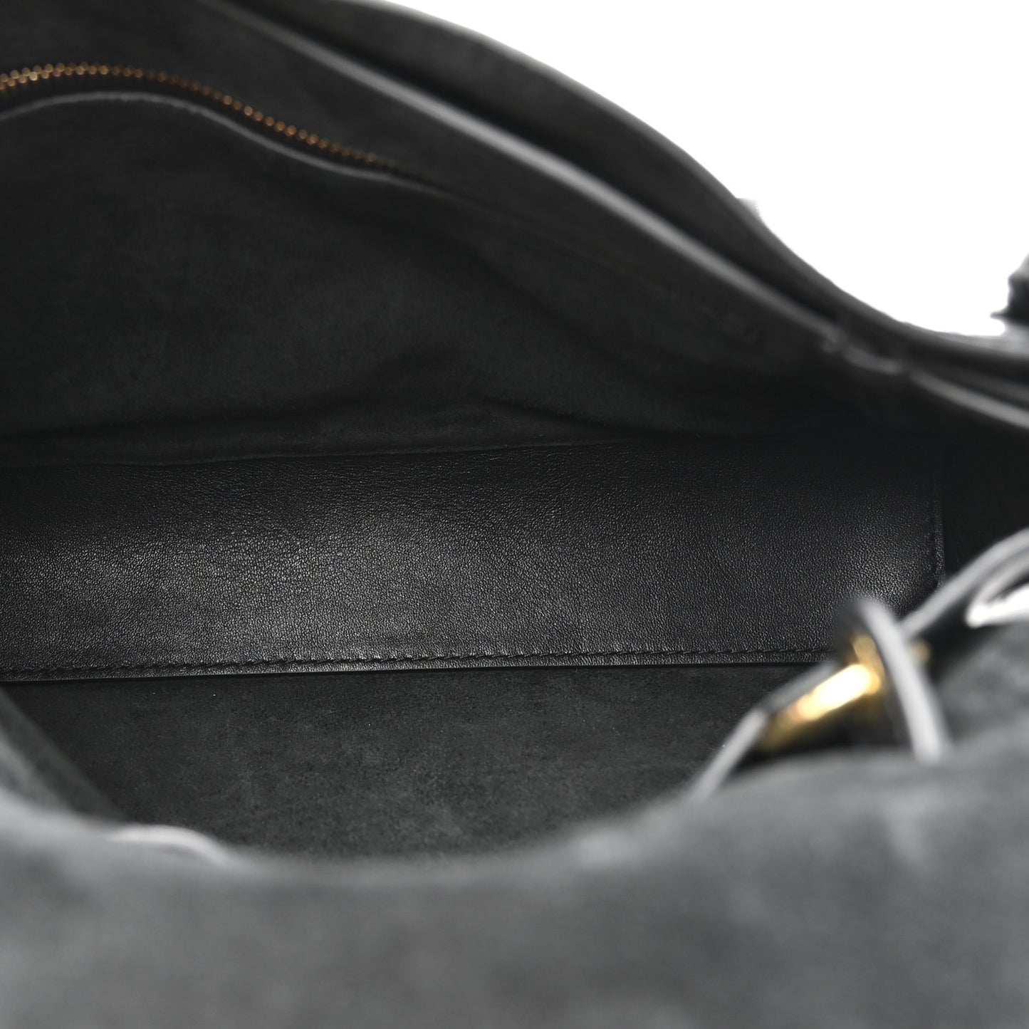 Silky Calfskin Small Ciao Ciao Black