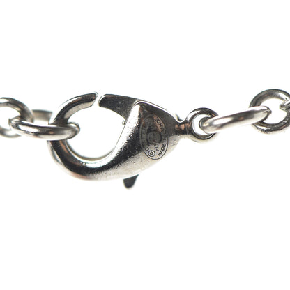 Chanel Crystal Timeless CC Necklace Silver 6 of 7