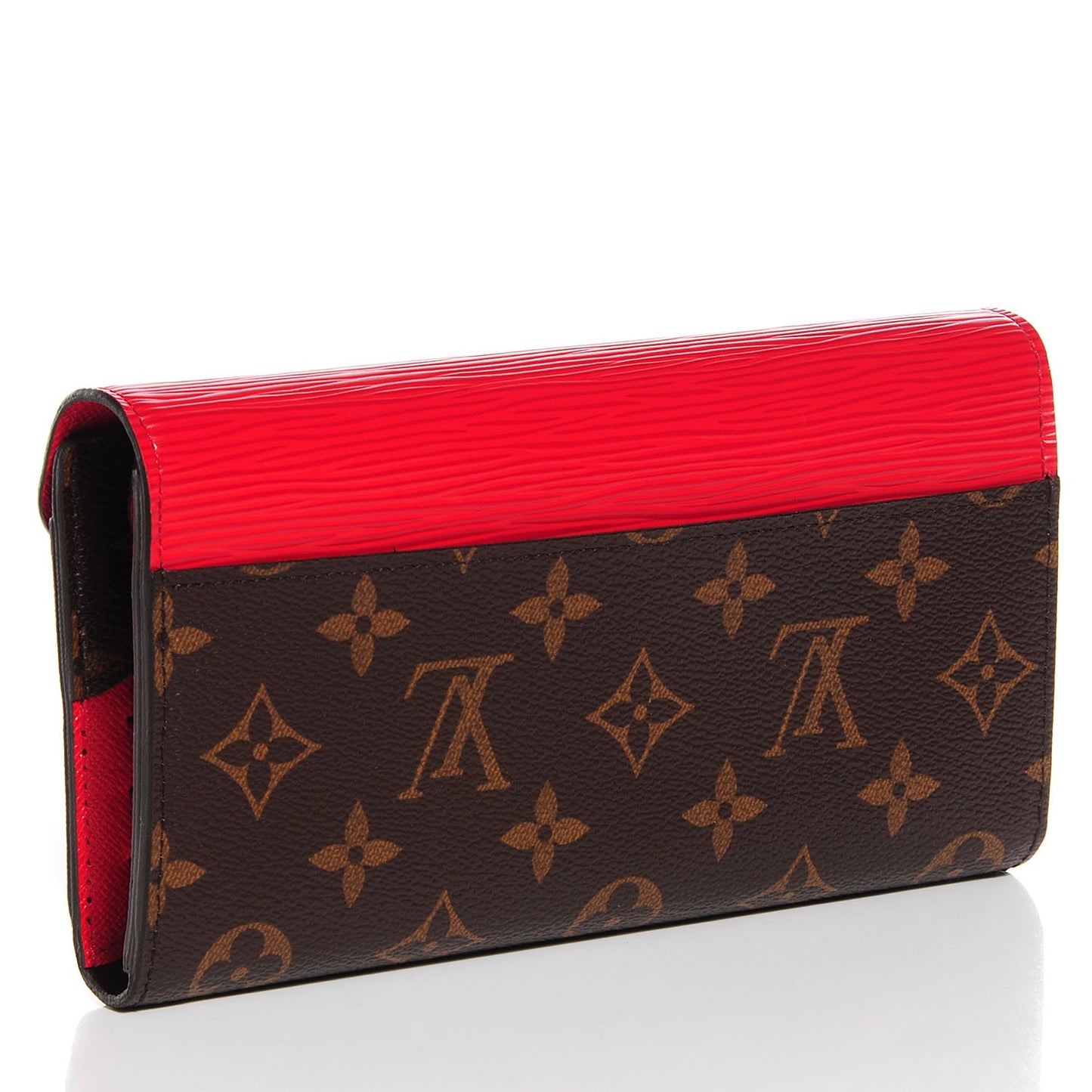 Monogram Epi Marie-Lou Long Wallet Coquelicot