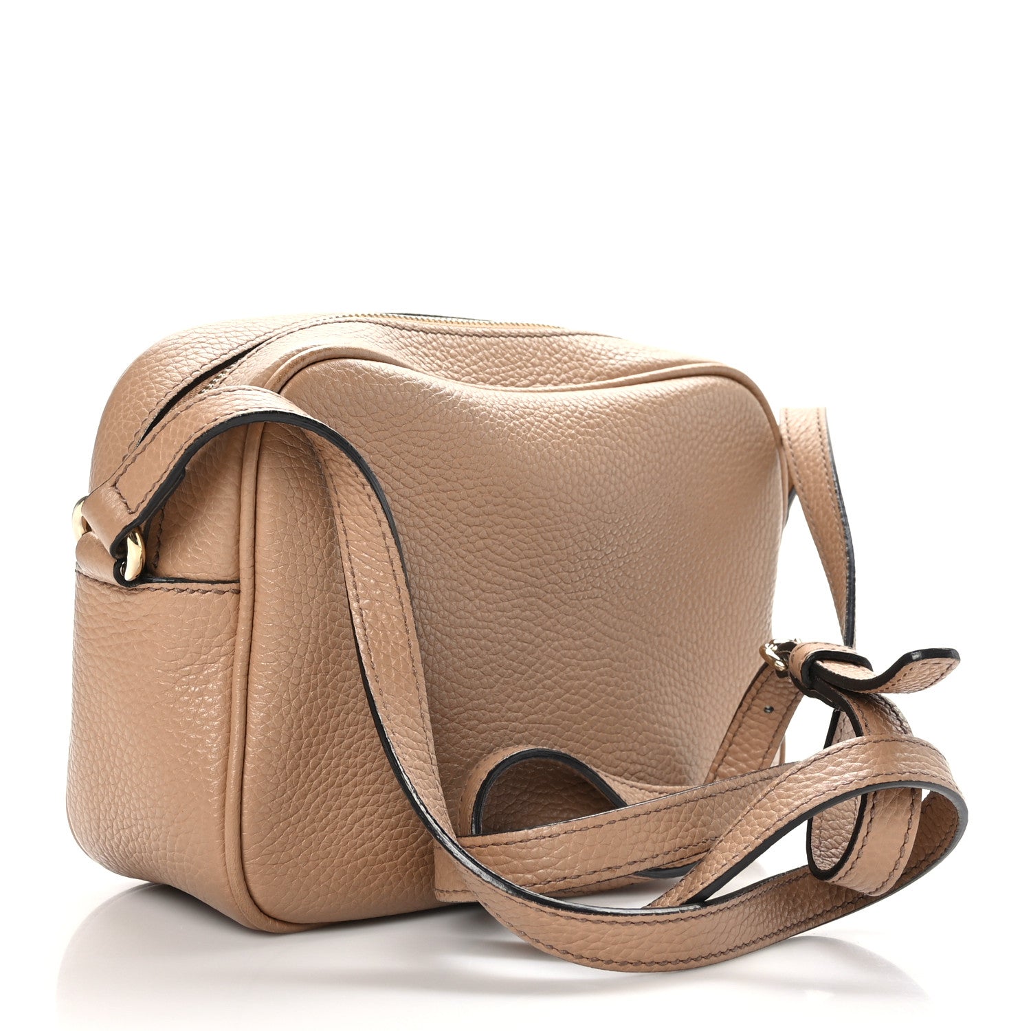Gucci Pebbled Calfskin Small Soho Disco Bag Camelia 3 of 10
