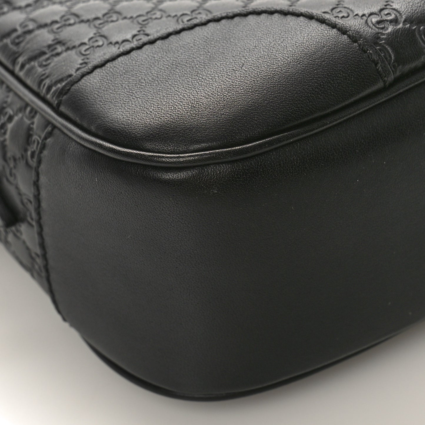 Microguccissima Mini Bree Messenger Bag Black