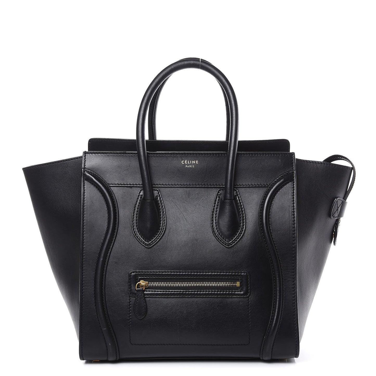 Smooth Calfskin Mini Luggage Black