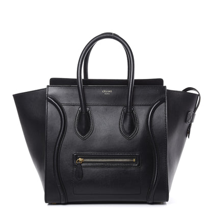Celine Smooth Calfskin Mini Luggage Black 1 of 21