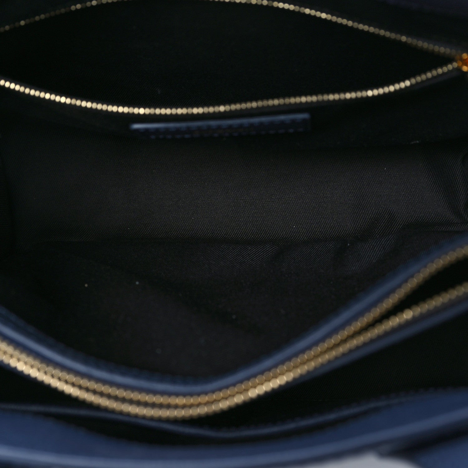 Burberry Derby Calfskin Vintage Check Medium Banner Tote Regency Blue 5 of 13