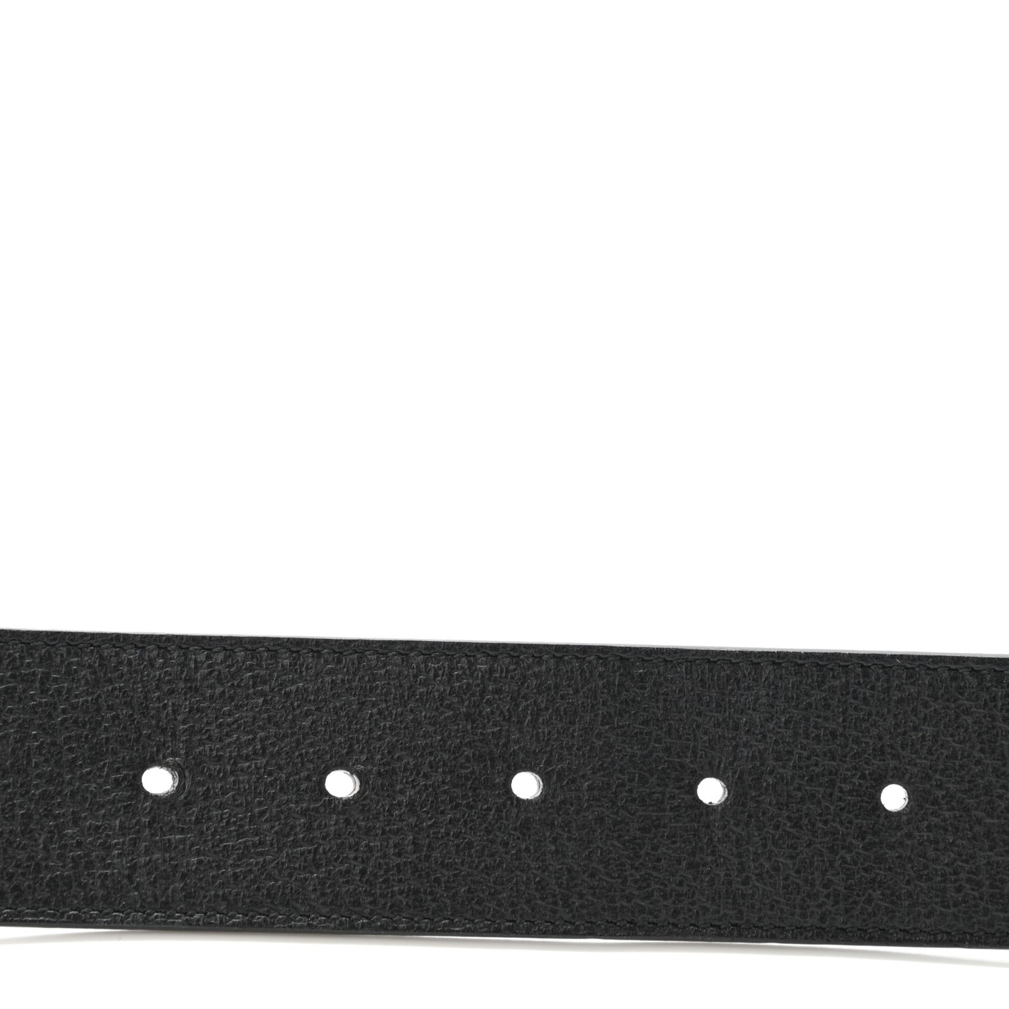 Textured Calfskin Double G 40mm Belt 85 34 Black