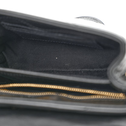 Saint Laurent Calfskin Y Quilted Monogram Toy Loulou Crossbody Bag Black 5 of 15