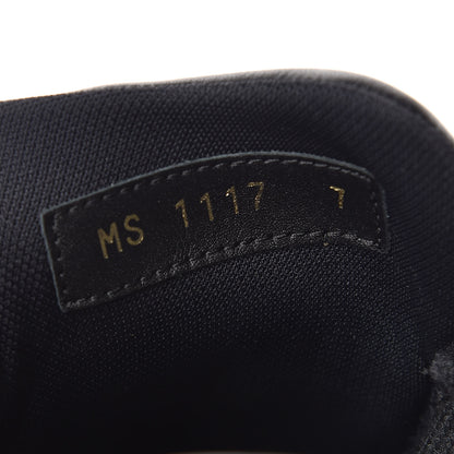 Louis Vuitton Calfskin Luxembourg Sneakers 7 Black 8 of 9