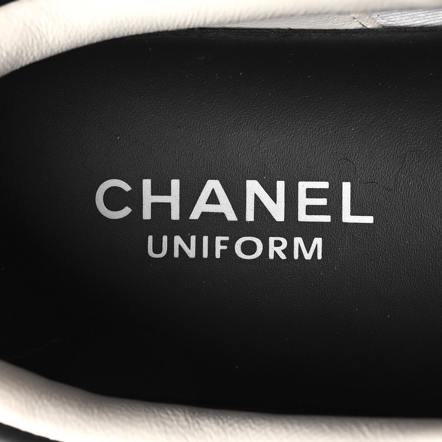 Chanel Calfskin CC Womens Sneakers 41 Black 8 of 8