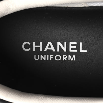 Chanel Calfskin CC Womens Sneakers 41 Black 8 of 8