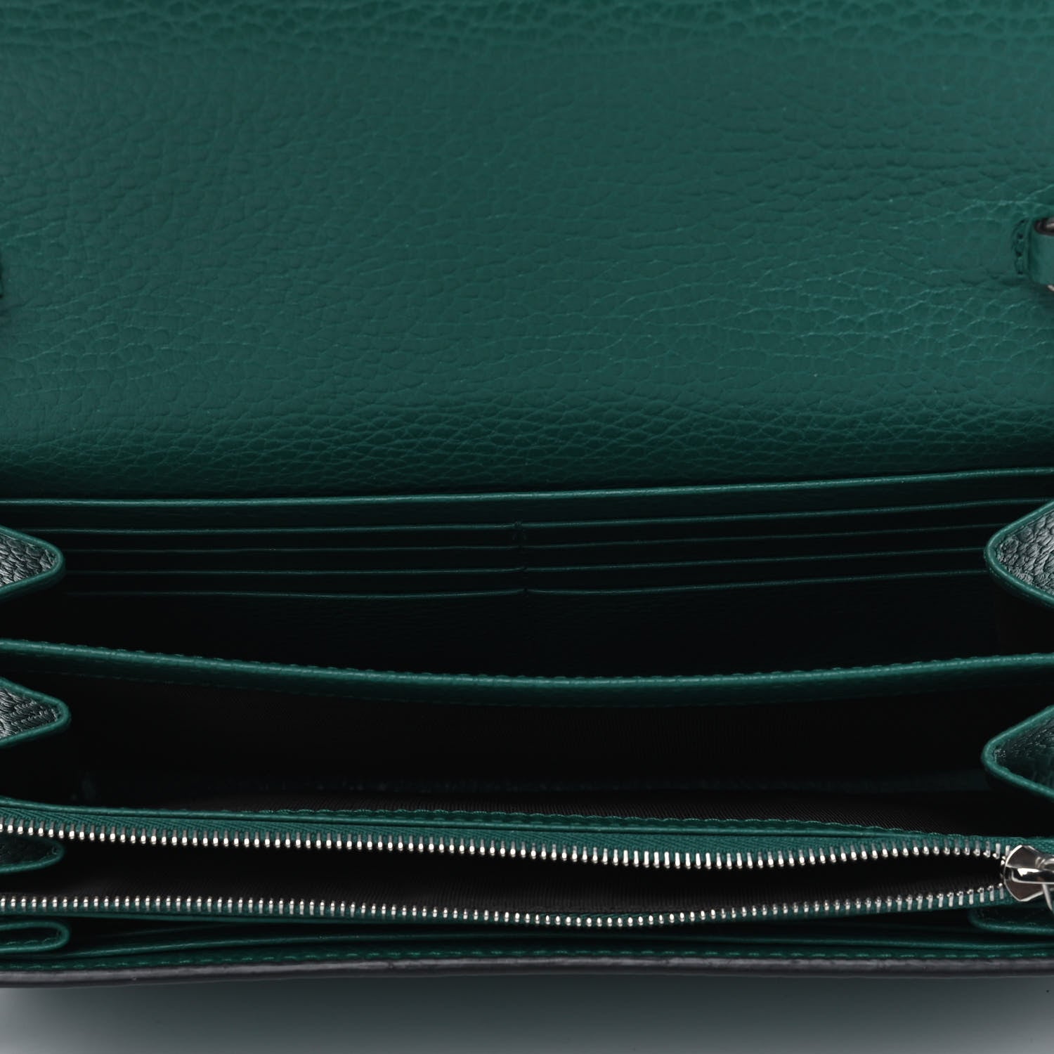 Gucci Calfskin Mini Dionysus Chain Wallet Emerald 4 of 4