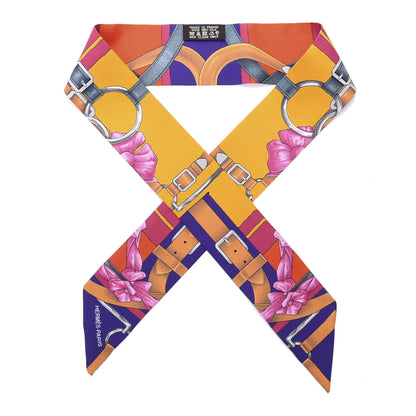 Hermes Silk Grand Manege Fleuri Twilly 1 of 4