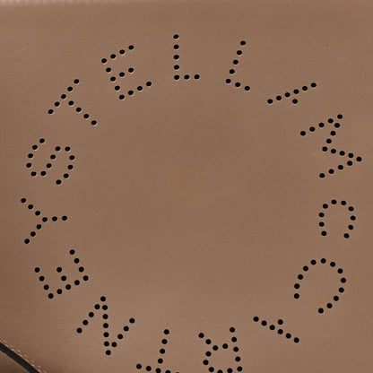 Stella McCartney Alter Nappa Perforated Logo Pouch Beige 7 of 12