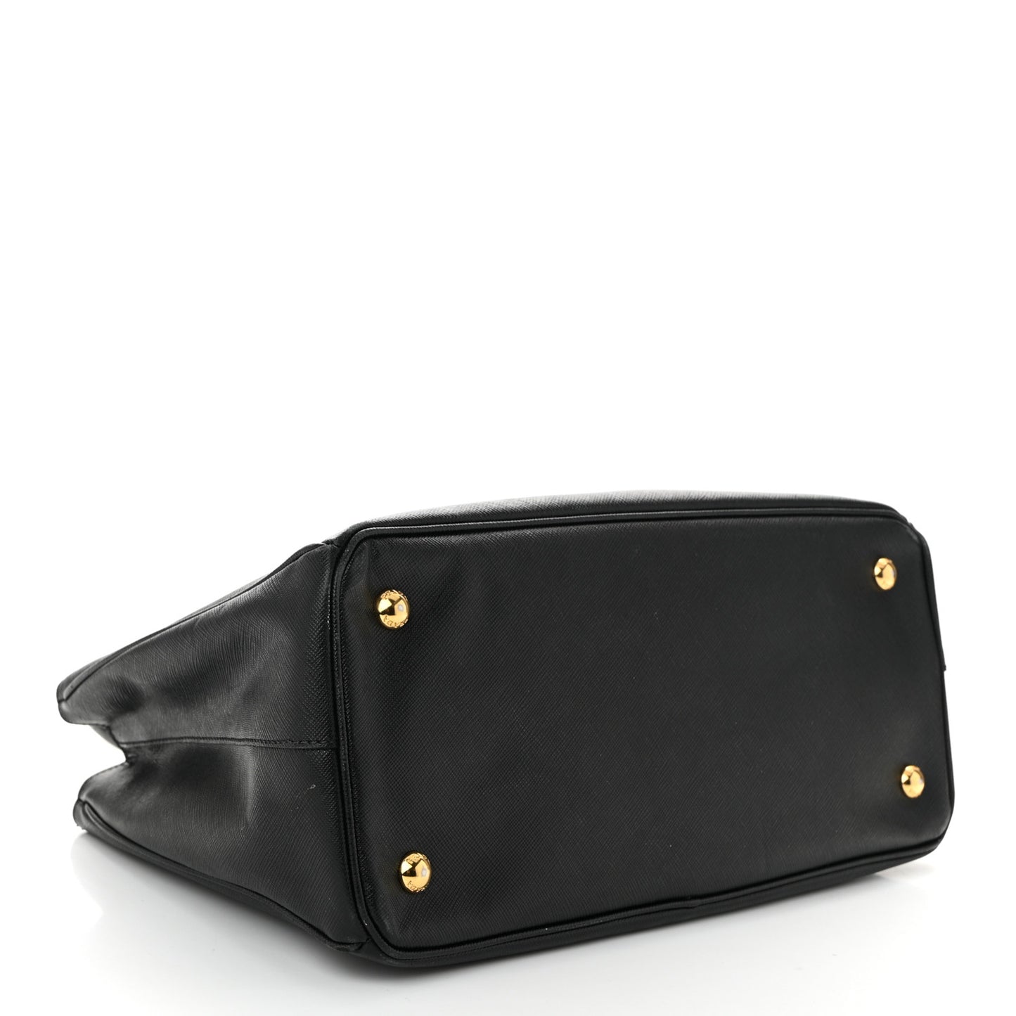 Saffiano Lux Medium Tote Black