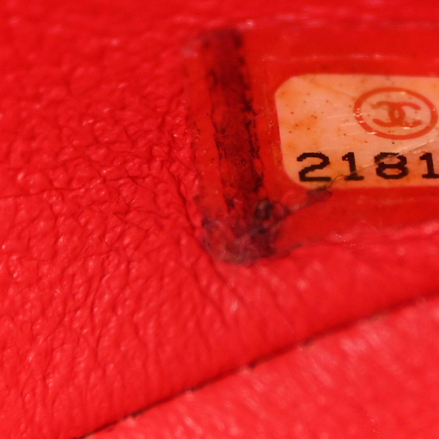 Patent Calfskin Quilted Medium Double Flap Red