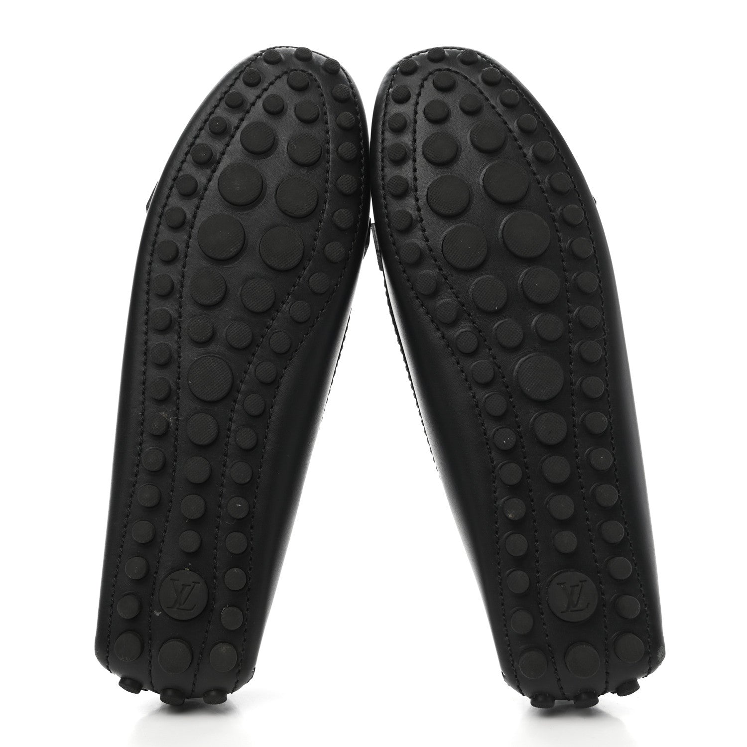 Louis Vuitton Calfskin Dauphine Loafers 37.5 Black 5 of 8