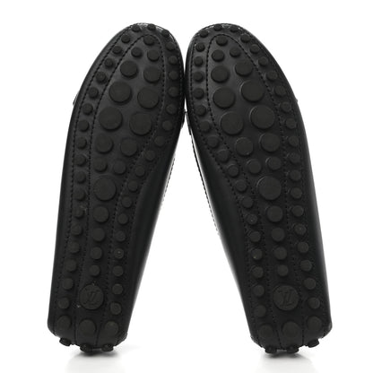Louis Vuitton Calfskin Dauphine Loafers 37.5 Black 5 of 8
