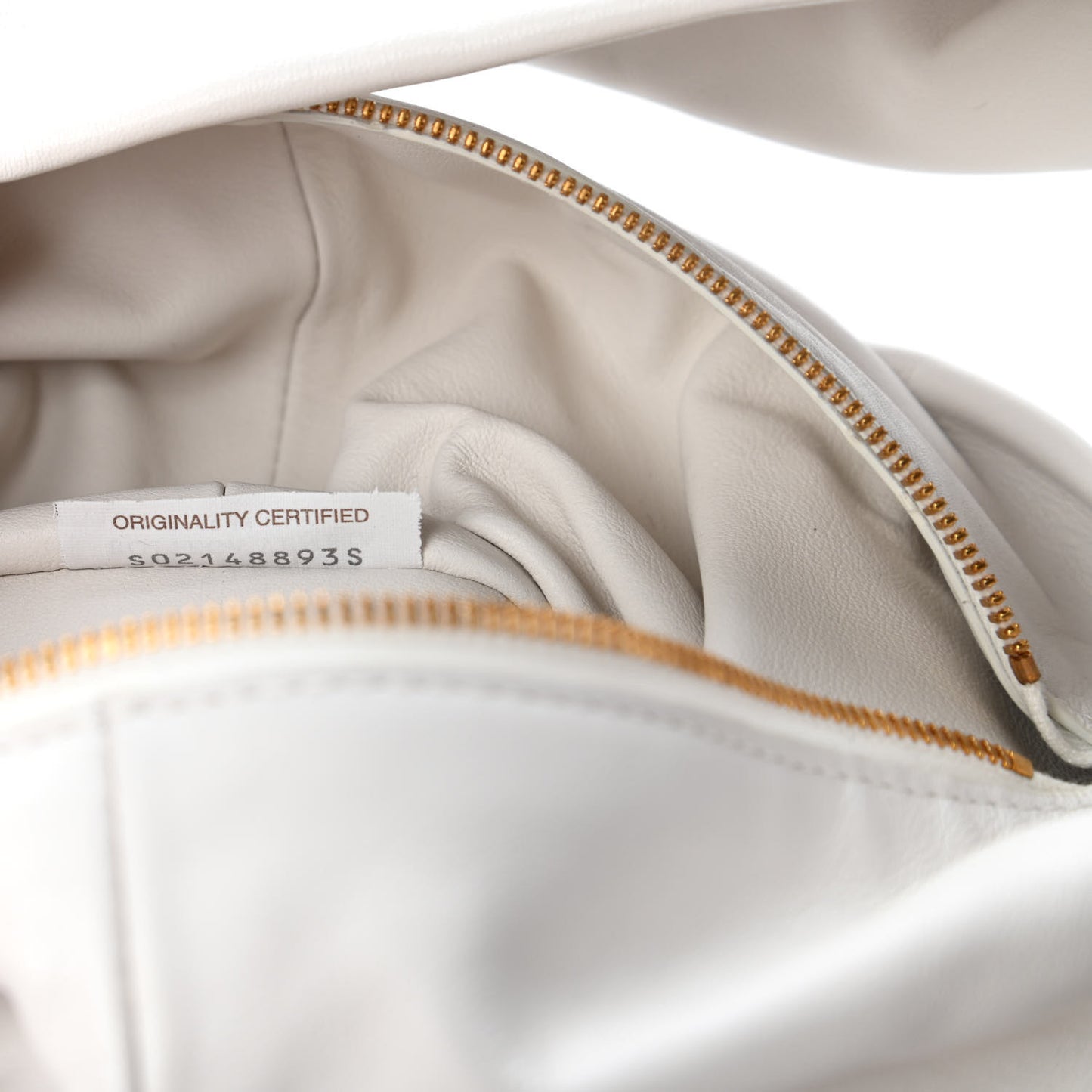 Calfskin Mini Double Knot Bag White