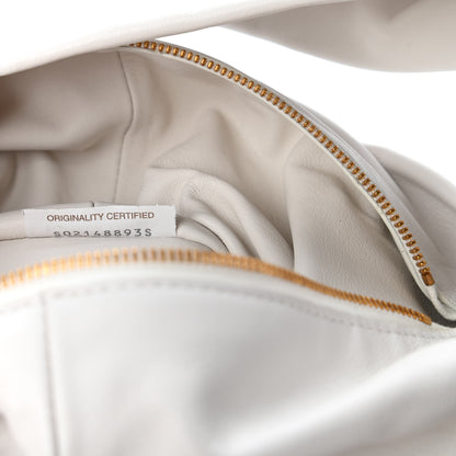 Bottega Veneta Calfskin Mini Double Knot Bag White 9 of 10
