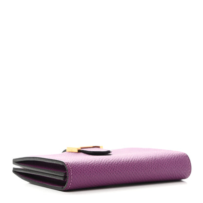 Hermes Epsom Bearn Card Holder Wallet Anemone 4 of 9