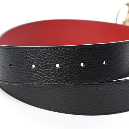 Gucci Calfskin 1973 Reversible Belt 95 38 Black Red 5 of 6