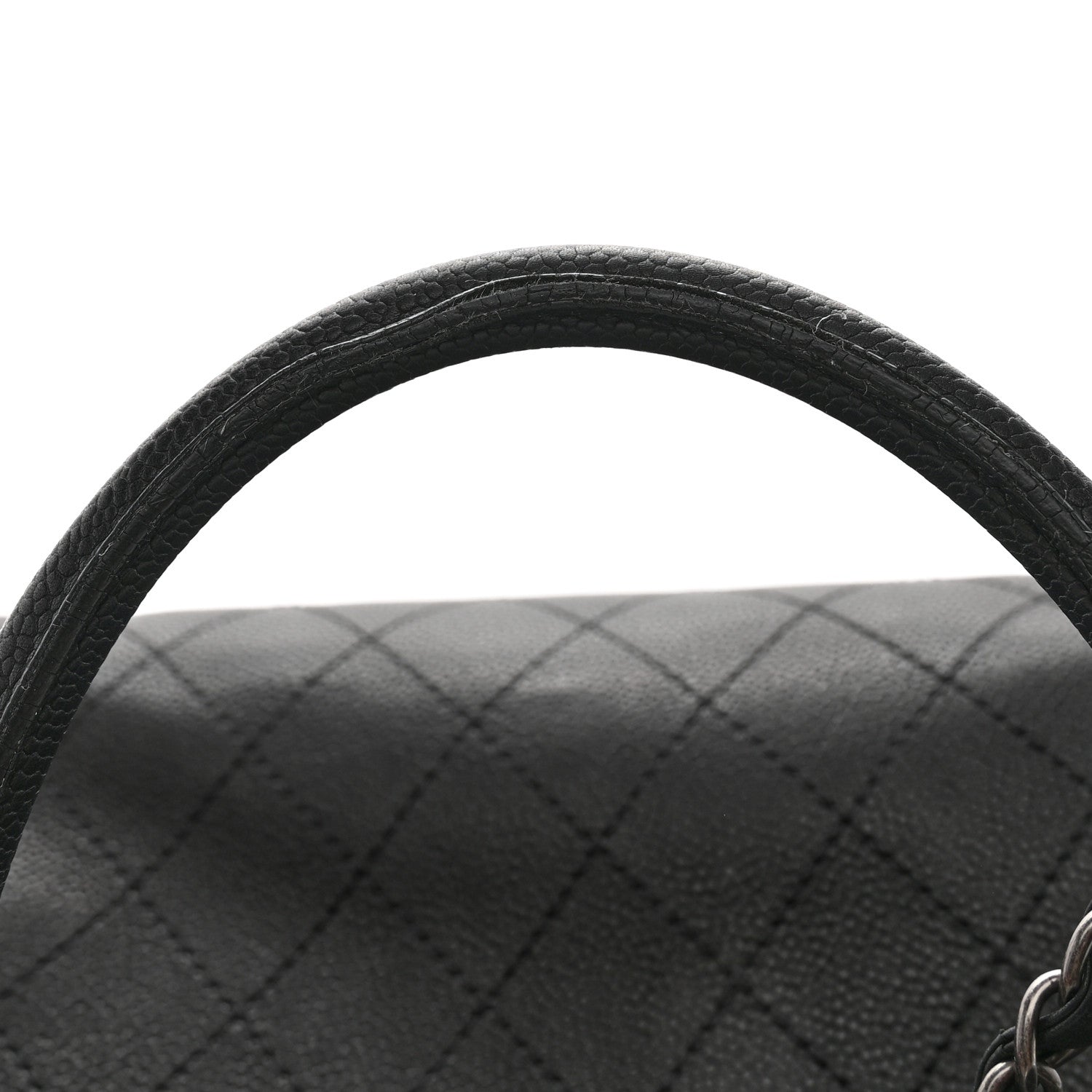 Chanel Grained Vegetal Calfskin Urban Shopping Tote Black 13 of 13