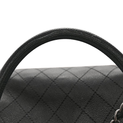 Chanel Grained Vegetal Calfskin Urban Shopping Tote Black 13 of 13