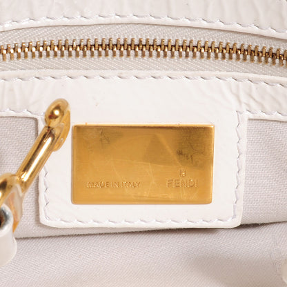 Fendi Vitello Naplak Small Bag De Jour White 7 of 11