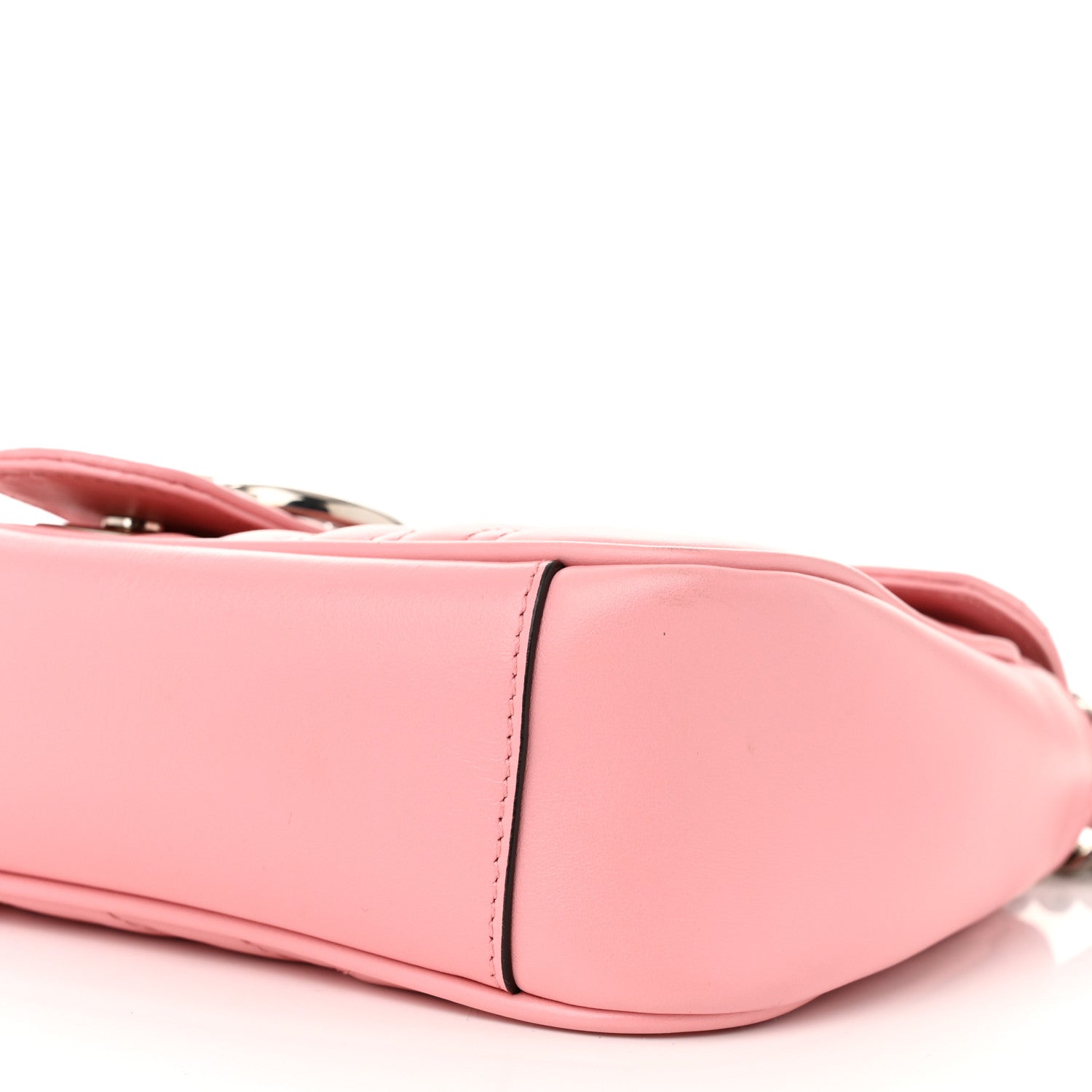 Gucci Calfskin Matelasse Medium GG Marmont Shoulder Bag Wild Rose 10 of 10