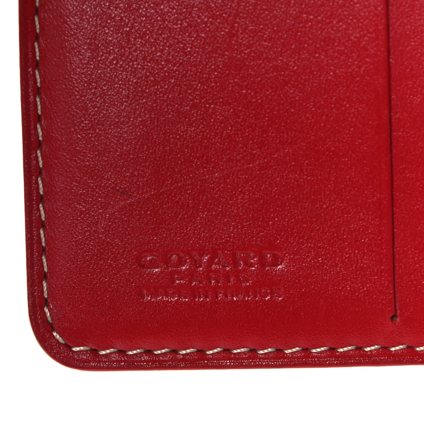 Goyardine Tuileries Wallet Red