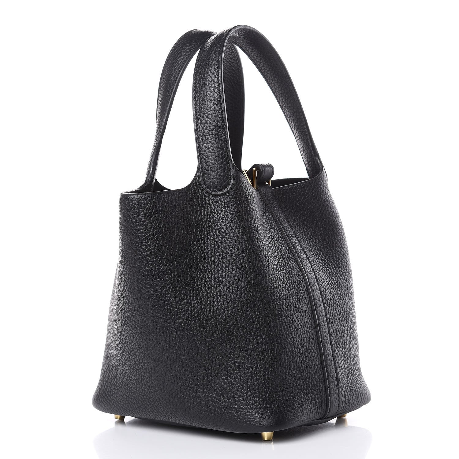 Hermes Taurillon Clemence Picotin Lock 18 PM Black 4 of 10