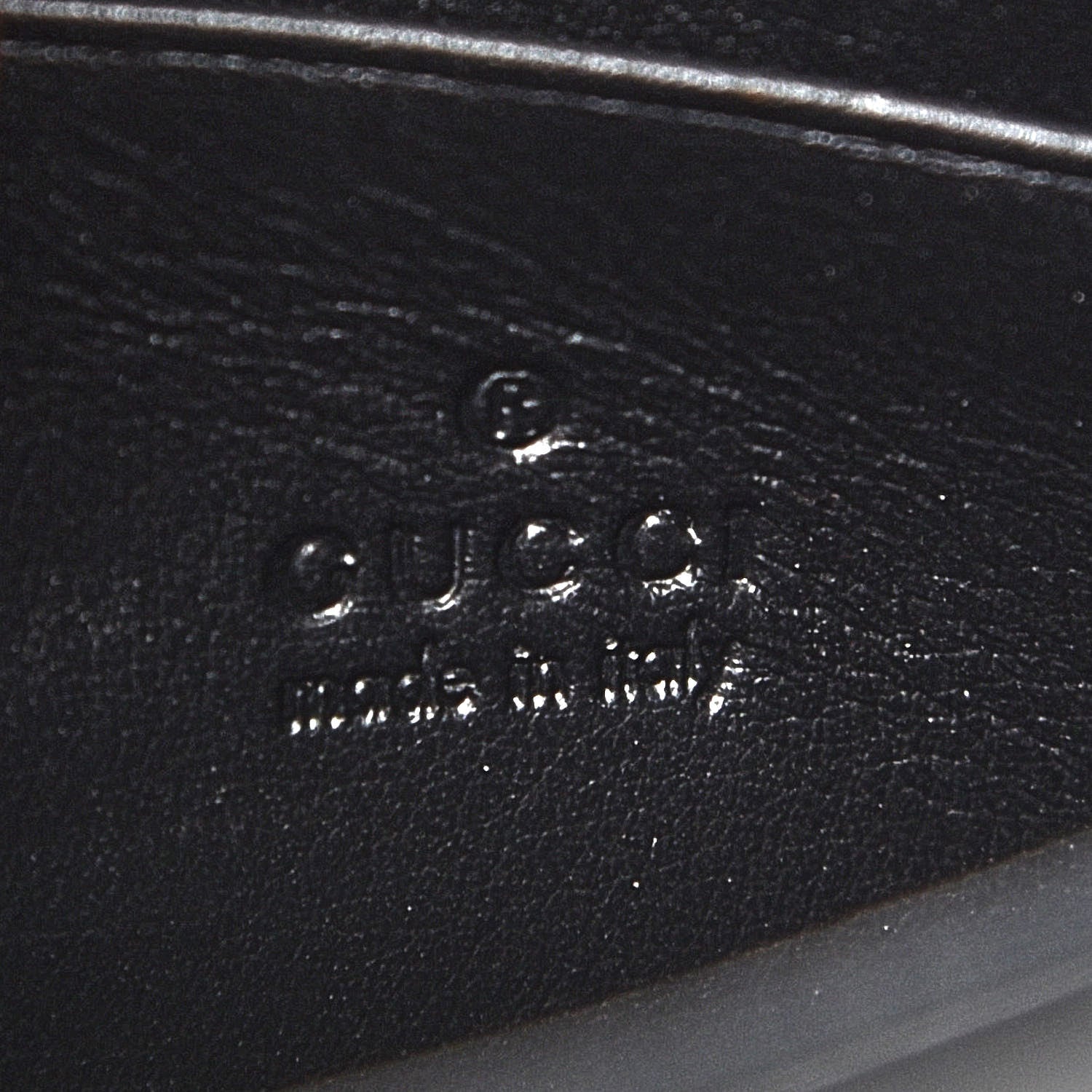 Gucci Calfskin Icon Wallet Black 6 of 7