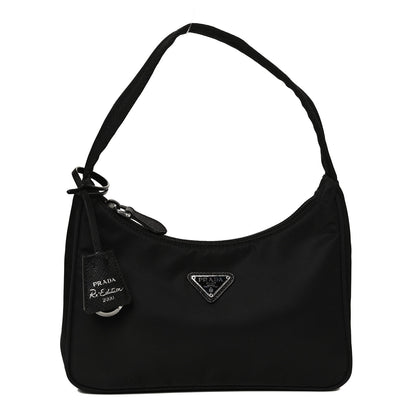 Prada Tessuto Nylon Mini Re-Edition 2000 Bag Black 1 of 12