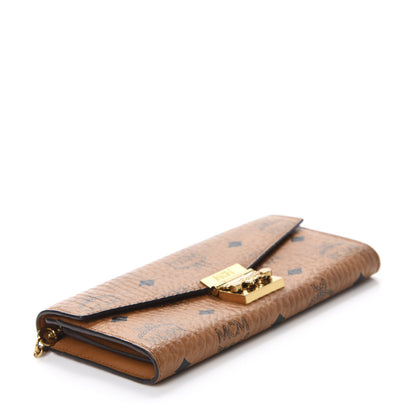 MCM Visetos Large Patricia Wallet On Chain Cognac 4 of 14