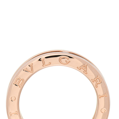Bulgari 18K Rose Gold B.Zero1 One-Band Ring 51 5.75 4 of 5
