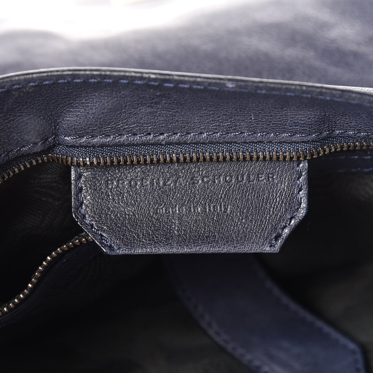 Lambskin PS1 Extra Large Satchel Midnight