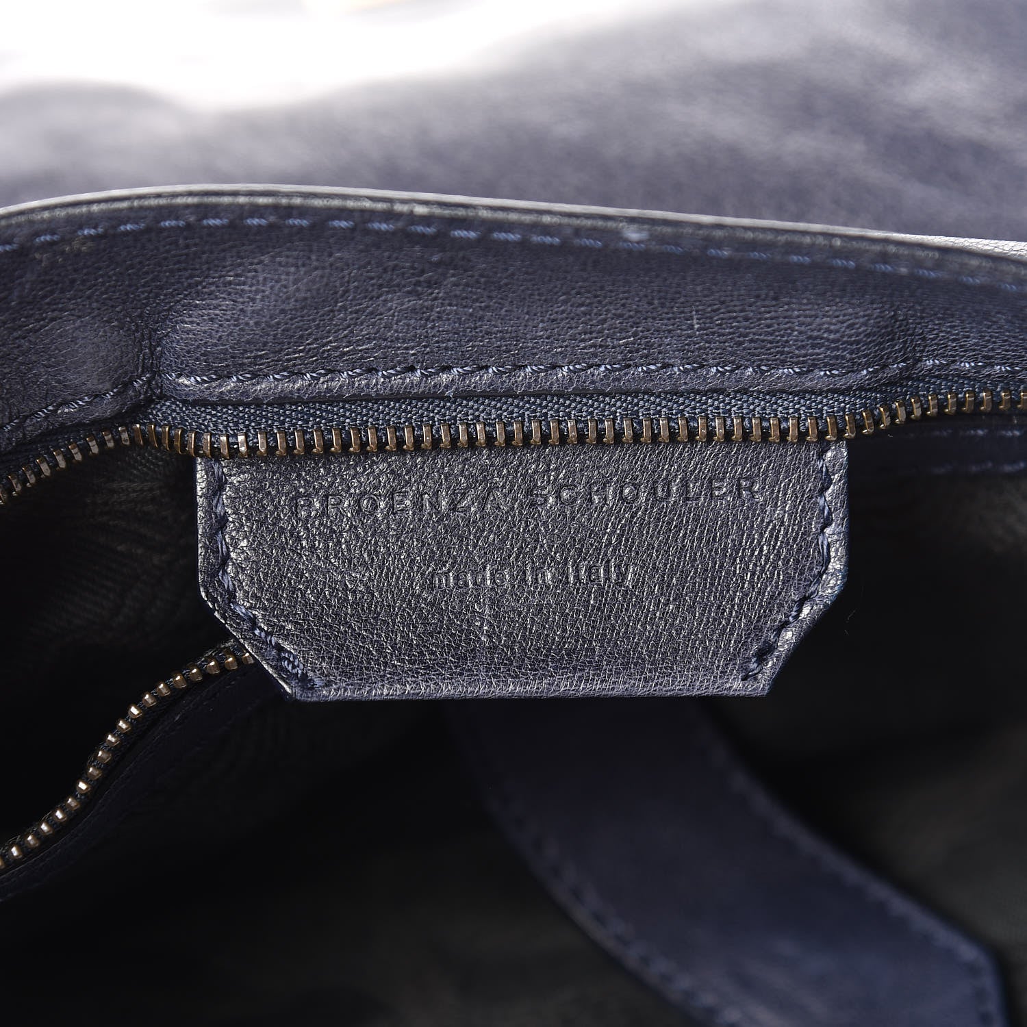 Proenza Schouler Lambskin PS1 Extra Large Satchel Midnight 8 of 22