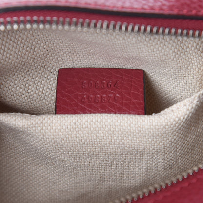 Gucci Pebbled Calfskin Studded Small Soho Disco Bag Soft Burgundy 7 of 10