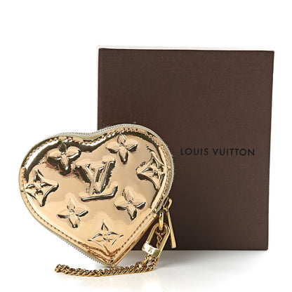 Louis Vuitton Monogram Miroir Heart Coin Purse Gold 7 of 7