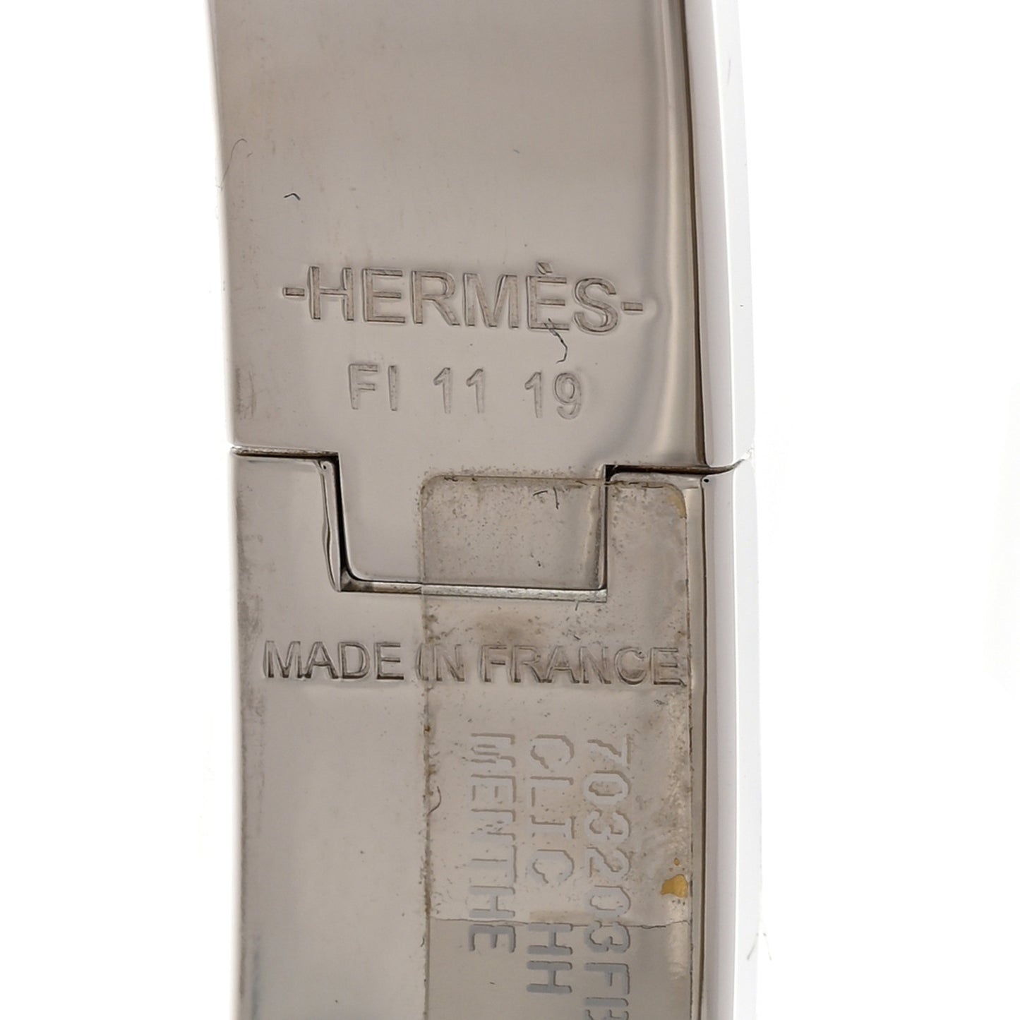 Matte Enamel Narrow Clic Clac HH Bracelet T4 Menthe
