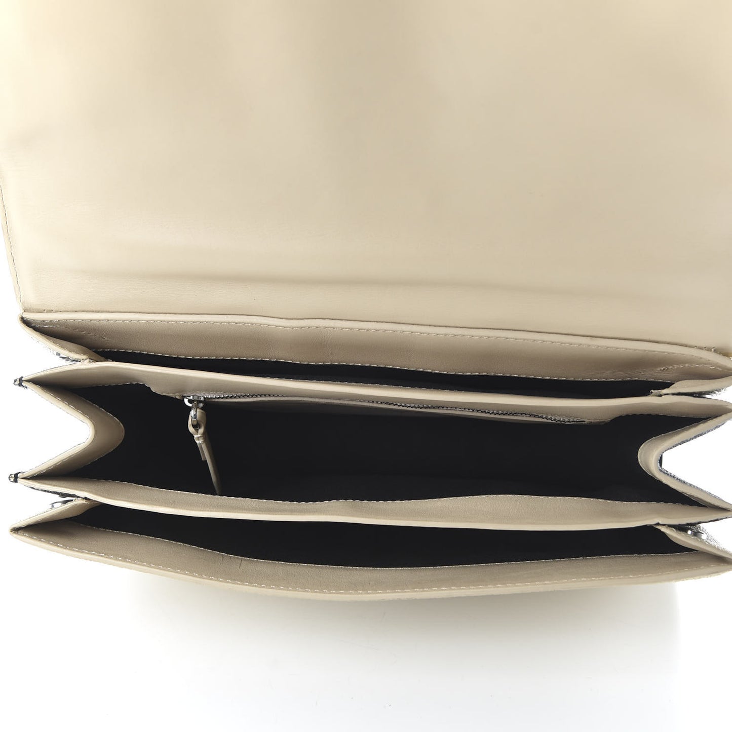 3.1 Textured Calfskin Soleil East West Shoulder Bag Nougat