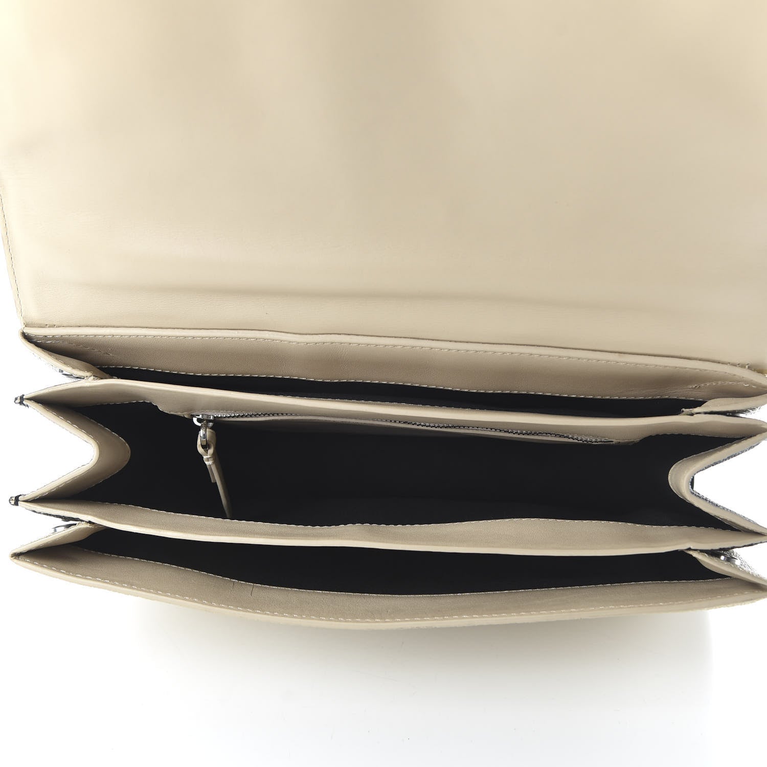 3.1 Phillip Lim 3.1 Textured Calfskin Soleil East West Shoulder Bag Nougat 5 of 9