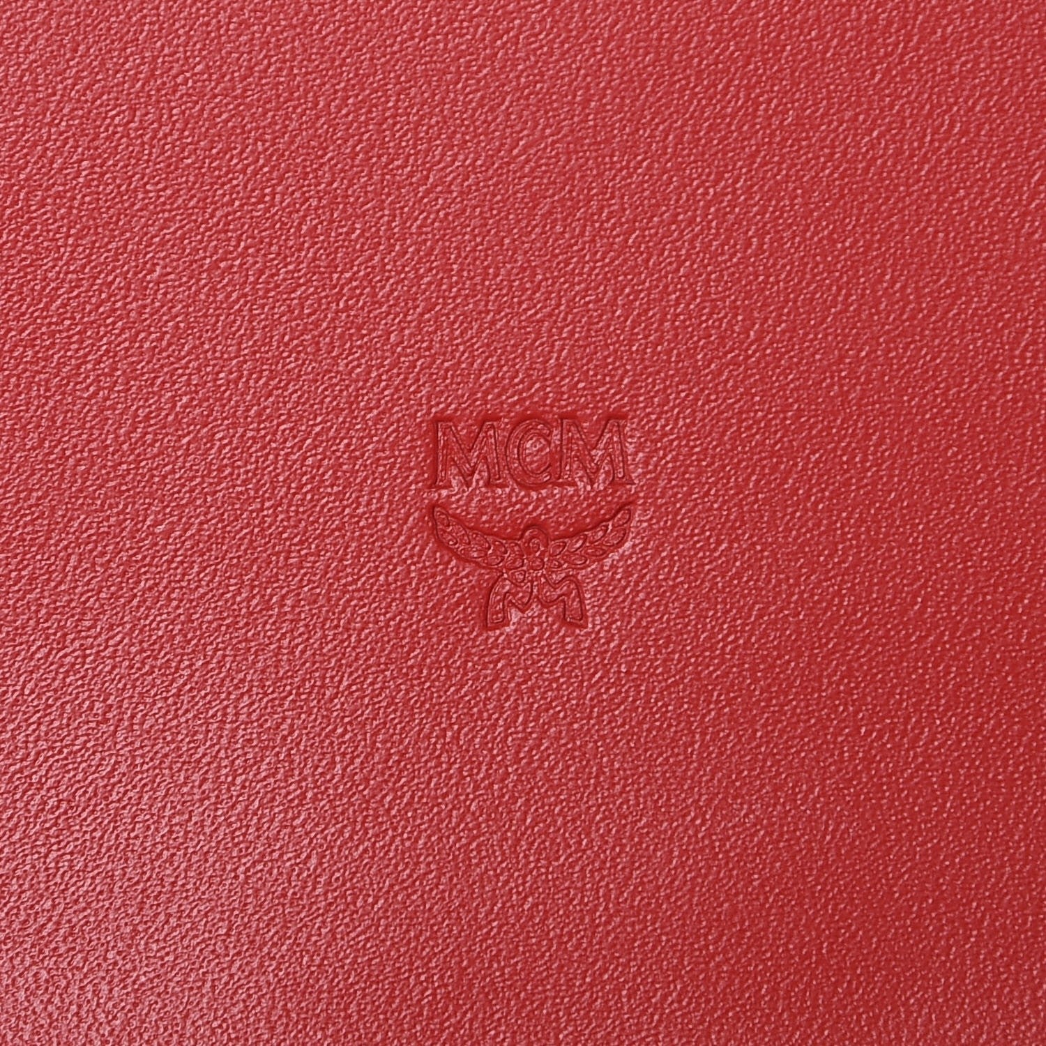 MCM Calfskin Large Karoline Crossbody Wallet Red 6 of 8