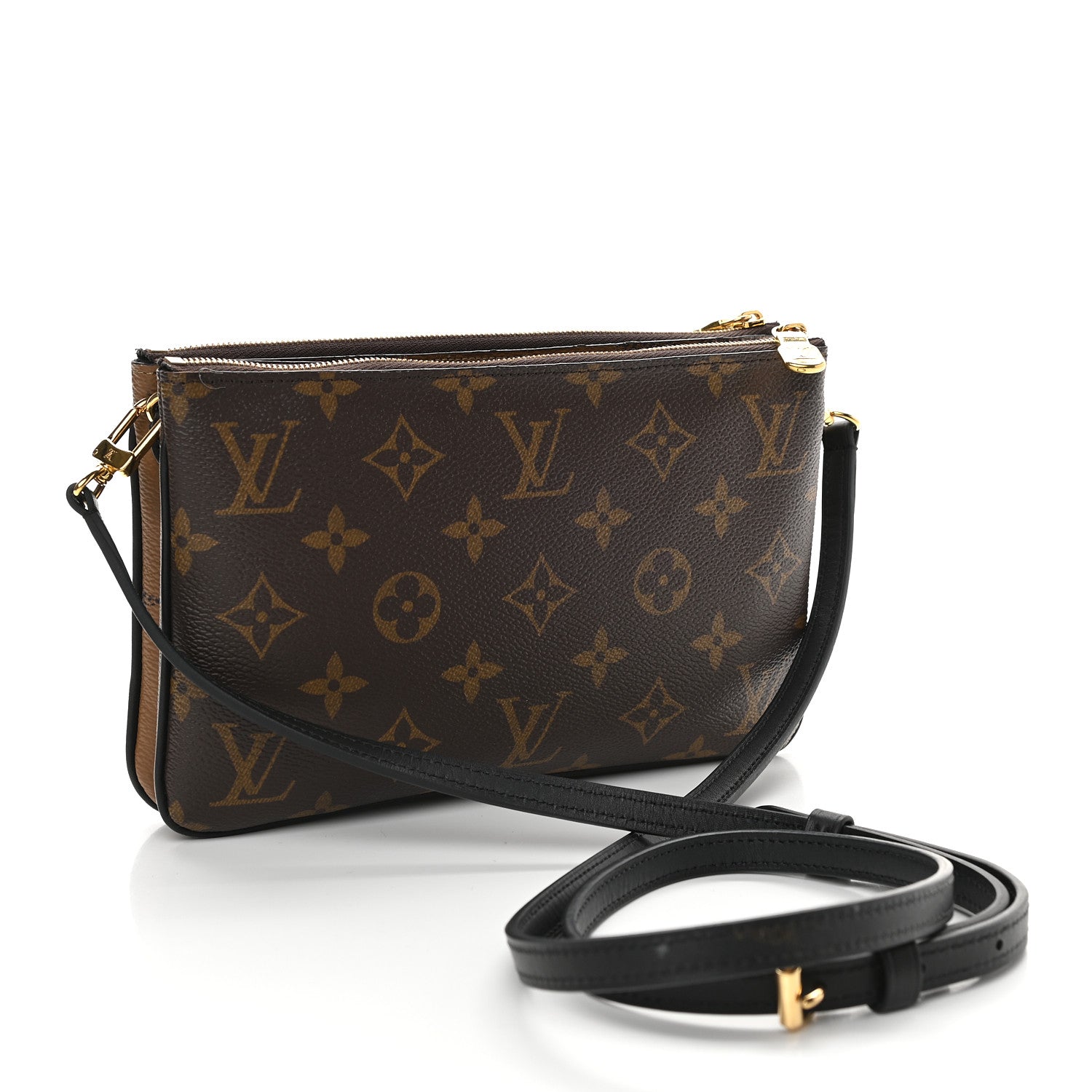 Louis Vuitton Reverse Monogram Giant Double Zip Pochette 3 of 9