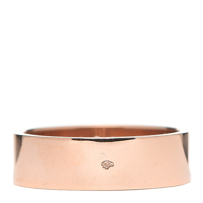 Hermes 18K Rose Gold Diamond PM H D'Ancre Ring 52 6 3 of 5