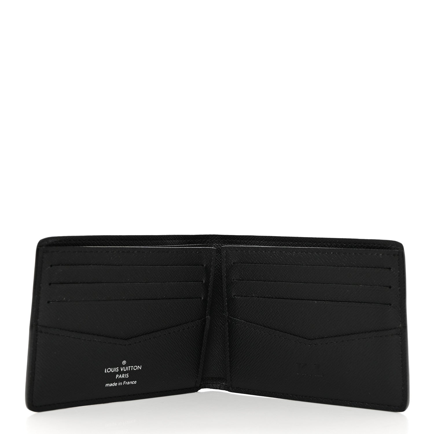 Louis Vuitton Taiga Slender Wallet Black 4 of 7