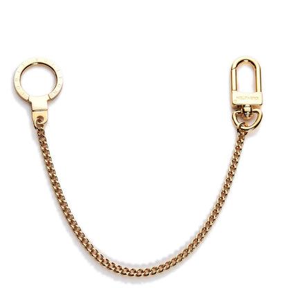 Louis Vuitton Metal Pochette Extender Key Ring Chain Gold 1 of 5