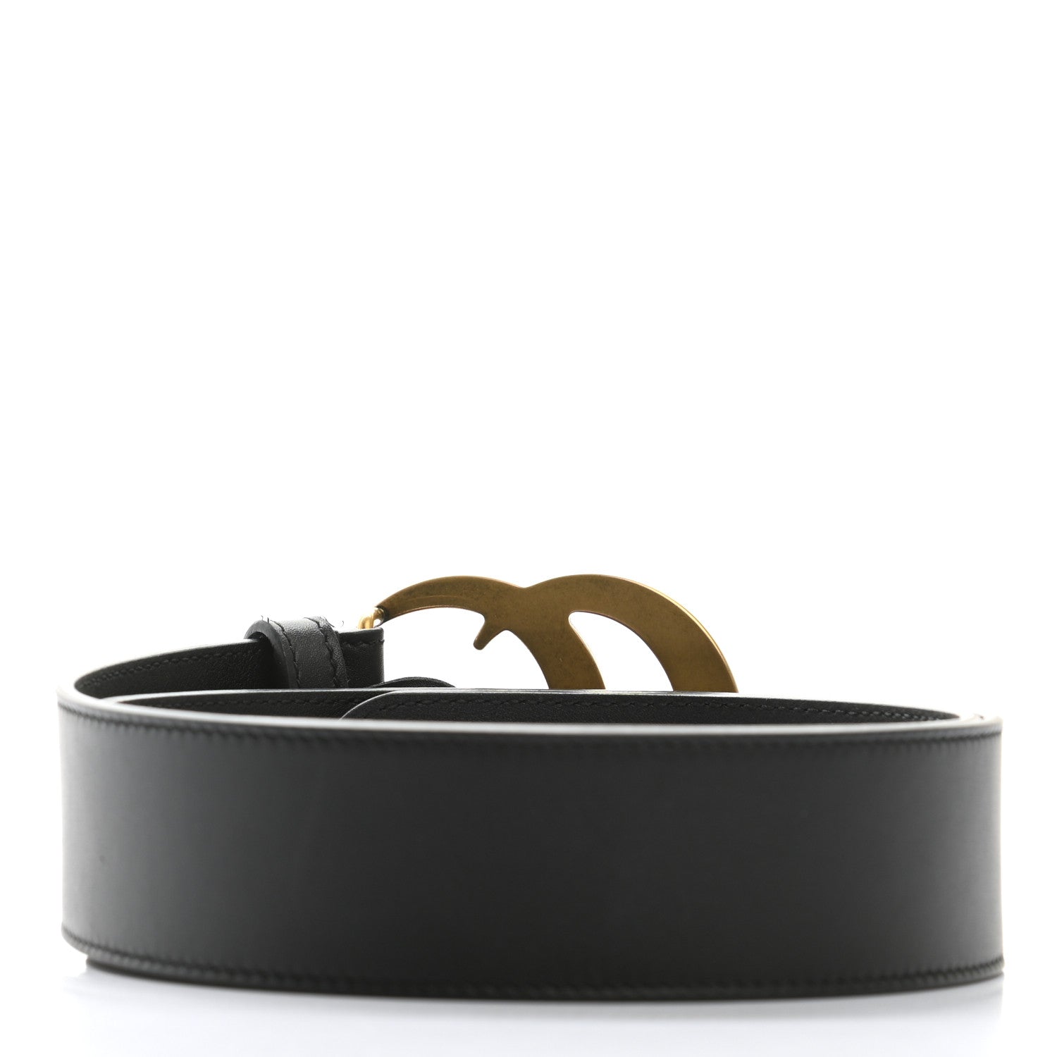 Gucci Calfskin Double G 40mm Belt 75 30 Black 2 of 6