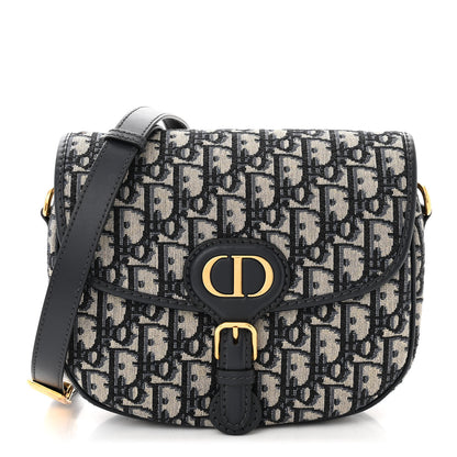 Christian Dior Oblique Medium Bobby Flap Blue 1 of 10
