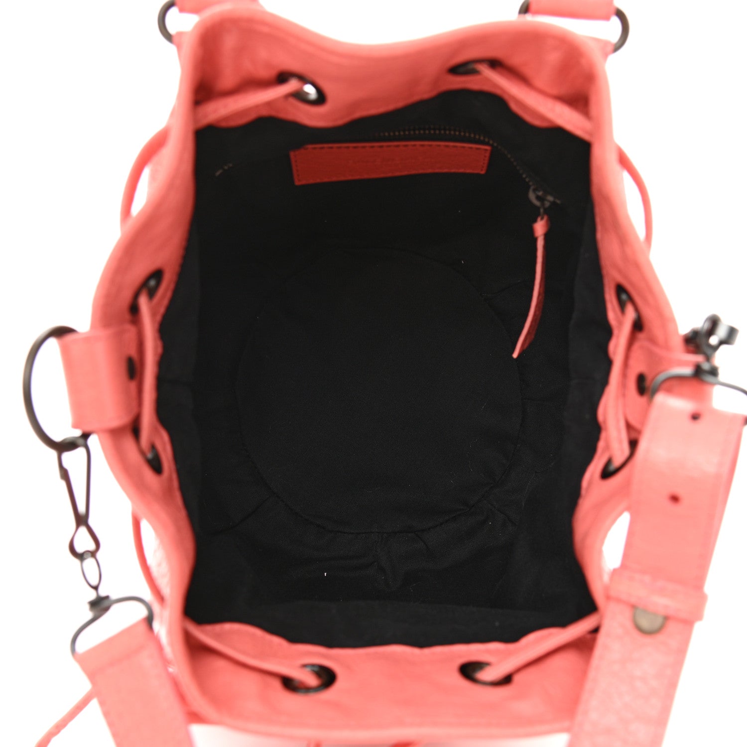 Balenciaga Agneau Classic Hardware Mini Pompon Rose Azalee 5 of 11