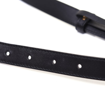 Gucci Calfskin Double G 20mm Belt 75 30 Black 6 of 8